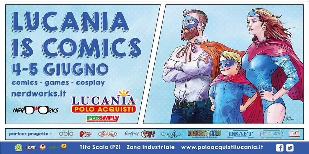 Locandina Lucania is Comics 2017
